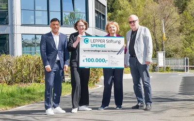 Partnerschaft, die wirkt:  LEPPER Stiftung e. S. setzt Förderung der Junior Uni Wuppertal fort